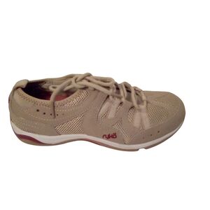 Ryka Womens Tan Lace up Sneakers Size 6 Pre-owned